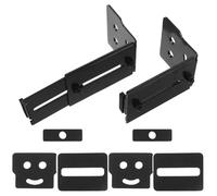 JOINPAYA 2pcs Speaker Wall Mount Bracket Adjustable Soundbar Wall Mount Bracket under Tv Sound Hanging Shelf Suitable for Indoor Audio System Use