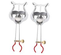 JOINPAYA 2pcs Spectrum Clip for Clarinet and Alto Saxophone Lightweight Music Holder Music Accessory for Marching Band Performance and Instrument Accessories