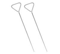 JOINPAYA 2pcs Stainless Steel Triangle Petri Dish Spreaders Lab Accessories with Versatile Use and Uniform Application for Painting and Detailed Work in Laboratory Settings