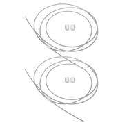 JOINPAYA 2pcs Steel Wire Basketball Net String Replacement Cord for Outdoor and School Use, Stable Attachment and Resistant to Breakage, Suitable and Adults Basketball Hoops