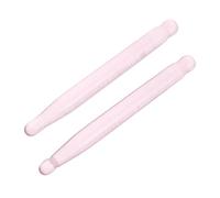 JOINPAYA 2pcs Synthetic Crystal Acupuncture Deep Tissue Pen for Face and Eye Massage, Smooth Surface Pink Facial Massage Stick, Skin-Friendly Pen Shaped Tool for Daily Care and Commuting