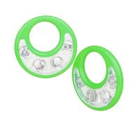 JOINPAYA 2Pcs Tambourine Handheld Percussion Instrument for Music Lessons Parties and Dance Ergonomic Design with Smooth Edges for Young Musicians