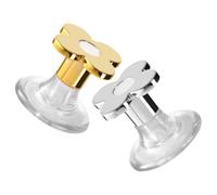 JOINPAYA 2pcs Toilet Push Button Assistant Tool with Flower-Shaped Abs Material, Easy to Press and Sturdy Decorative Toilet Flush Button Helper for Restroom Flushing