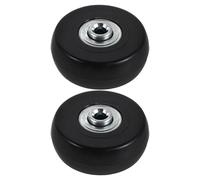 JOINPAYA 2PCS Universal Suitcase Wheel Replacement 50x23mm Metal Bearing Spinner Casters for Travel Luggage Cabin Bag Silent Swivel Caster Repair Kit
