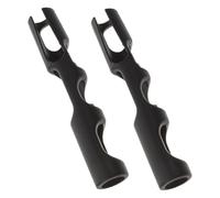 JOINPAYA 2pcs Violin Bow Grip Corrector Small Size 1/8-1/10 Black Rubber Posture Correcting Device Teaching Aid Accessories for Beginner Practice
