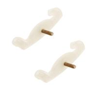 JOINPAYA 2pcs Violin Shoulder Rest Feet Replacement Pads for 1/4-1/8 Violins Comfortable Accessories