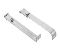JOINPAYA 2pcs Weatherresistant Stainless Steel Grounding Clamps with Rod Attachment Brackets for Efficient Electrical Earth Connection Suitable for Residential and Industrial Buildings