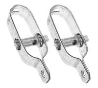 JOINPAYA 2pcs Wire Tensioner Ratchet Wire Strainer Steel Casting High Impact Resistance Easy Installation Silver Garden Fence Chain Link Cable Tensioner