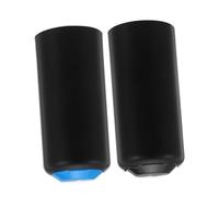 JOINPAYA 2pcs Wireless Microphone Battery Sleeve Covers Mic Handle Protective Replacement for Pgx2 Slx2 Pg58 Beta58 Black