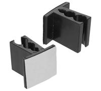 JOINPAYA 2pcs Wireless Microphone Clip Lavalier Mic Clamp Lightweight Holder for Podcast Meeting Stage Use Mic Loop Thread