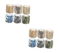 JOINPAYA 2sets Camo Non Woven Cloth Athletic Tape Breathable Sports Wrap for Relief Wrist Ankle Elbow Knee for Daily Use and Occupational Injury Treatment 6pcs*2