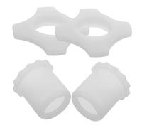 JOINPAYA 2sets Cordless Glow Dark Silicone Holders for Ktv Stage and Home Parties Bottom Rod Sleeves