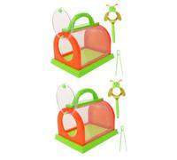 JOINPAYA 2sets Insect Watchers Portable Holder Mesh Cage Outdoor Butterfly Net for Boys and Girls Butterfly Habitat Cage
