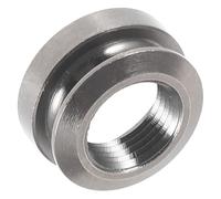 JOINPAYA 3/8 Endpin Jack Strap Button Copper Guitar End Pin Cap Rounded Silver Resistant to Deformation and Crack Smooth Design Acoustic Guitar Hardware Accessory