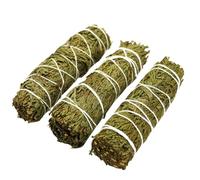 JOINPAYA 3 Bundles of Cured Cedar Smudge Sticks Ancient Aromatic Plant Incense Canes, for Meditation and Air Purification Approximately 95g Each, for Improving Mental Focus and Clearing