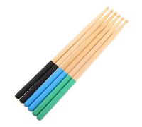 JOINPAYA 3 Pairs Antislip Wooden Drum Sticks for Electronic Acoustic Drums Comfortable Grip for Beginners Professionals Versatile Percussion Accessories