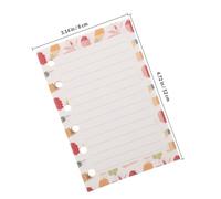 JOINPAYA 3 Pcs A7 Size Colorful Loose-leaf Papers 6-hole Notebook Refills Lined Planner Inserts for School Home Office Organization