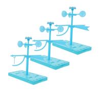 JOINPAYA 3 Sets DIY Plastic Weather Vane Kit for Stem Science Learning Weather-resistant Classroom Wind Indicator Tools Easy Assembly Science Teaching Aid for Primary School Outdoor