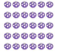 JOINPAYA 30pcs 12mm Purple Mushroom Pendants DIY Charm Set with Hanging Pin for Jewelry Making Earrings Necklace Craft Supplies