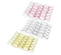 JOINPAYA 30pcs Candy-shape Mini Candy Boxes Set with Pink and Yellow Options, Small DIY Wedding Candy Containers for Party Favors and Sweet Packaging