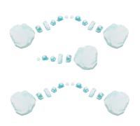 JOINPAYA 30Pcs Micro Landscape Artificial Ice Blocks and Blue Resin Ice Balls Set for Dollhouse Pond Fairy Garden and Snow Mountain Decoration Miniature for Diorama and Party Display