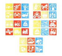 JOINPAYA 30pcs Multi-Function Painting Stencils for, Portable PP Drawing Templates with Insect, Underwater, Transport, and Fairy Tale Designs, ’s Art Supply Set for Creative Drawing