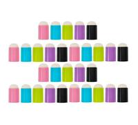 JOINPAYA 30pcs Nail Art Sponge Pen Tips round Soft Replaceable Heads for Nail Polish Painting and Glitter Powder Dotting Pen for DIY Manicure and Salon Use