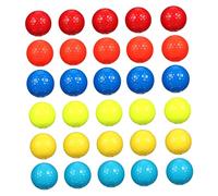 JOINPAYA 30pcs Rubber Practice Golf Balls Synthetic Material for Beginners Indoor Outdoor Training