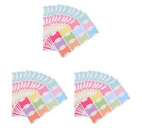 JOINPAYA 30pcs Thick Writable Self-Adhesive Colorful Index Tabs Sticky Page Markers for Books Notebooks Filing Organizing