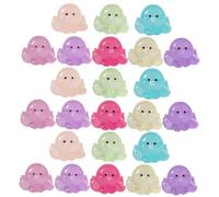 JOINPAYA 32pcs Mini Luminous Resin Octopus Figurines Dark Ocean Animal Decorations for Aquarium Fairy Garden Dollhouse DIY Craft Sturdy Fade-resistant Ornaments