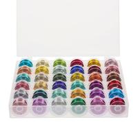 JOINPAYA 36 Colors Metallic Embroidery Floss Thread Set Gold and Silver Sewing Threads for DIY Handcraft for Home Use