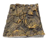 JOINPAYA 3d Rock Aquarium Background Board for Reptile Tank, Terrarium Landscape Decor Panel for Snake Habitat, Fish Tank Backdrop in Earth Tone Color