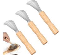 JOINPAYA 3pcs Airbag Comb Cleaner Hairbrush Cleaner and Hair Remover Tool for Home Using for Combs and Brushes Hair Cleaning