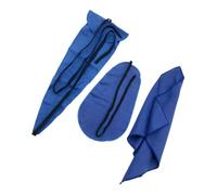 JOINPAYA 3pcs Alto Saxophone Cleaning Cloth Set Portable Highly Absorbent Sax Swab for Neck Easy to Carry Music Instrument Care Kit