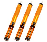 JOINPAYA 3pcs Aluminium Solder Sucker Tool with Comfortable Grip for One-Handed Operation, Strong Vacuum Solder Removal Pump for Precise Desoldering Work