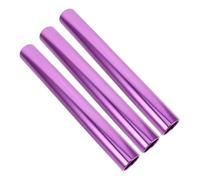 JOINPAYA 3pcs Aluminum Alloy Relay for Track Field Race Construction with Smooth Surface for Seamless Transfers Bright Colored Running Stick for Outdoor Sports Practice and Athletic Events