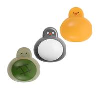 JOINPAYA 3pcs Animal Decor Toothbrush Protector Caps Cute Plastic Toothbrush Covers for Boys and Girls for Travel Home and Outdoor Adventures