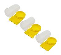 JOINPAYA 3pcs Beekeeper Water Cup Durable Beehive Water Dispenser Portable Entrance Feeder with Pinhole Design for Hydration Lightweight and Easy to Clean