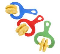 JOINPAYA 3pcs Clay Roller Stamps for Lightweight Handheld Modeling Tools with Decorative Patterns for Preschool Crafts Kindergarten Art Projects and DIY Creativity