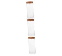 JOINPAYA 3pcs Decorative Micro Landscaping Container Transparent Glass Bottle for Plants DIY Terrarium Holder for Home Decoration Office Height