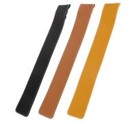 JOINPAYA 3pcs Drumstick Storage Bag Pu Drumstick Covers Yellow Brown and Black Compact Holder for Drummers and Musicians Protects and Extends Lifespan