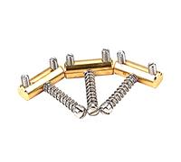 JOINPAYA 3pcs Electric Guitar Bridge Screws Metal Screw Spring Bridge Saddles Spring for Guitar Repair