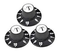 JOINPAYA 3pcs Electric Guitar Volume Knobs Control Hats for Potentiometers Easy Installation Scale for Guitarists and