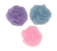 JOINPAYA 3pcs Fuzzy Microphone Wind Covers Plush Windscreen for Lavalier Mics for Wedding Videographers News Reporters Portable Lightweight Design for Noise Recordings