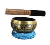 JOINPAYA 3pcs Heart Chakra Singing Bowl Set Tibetan Meditation Bowl Wooden Mallet for Mindfulness