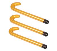 JOINPAYA 3pcs Inflatable PVC Crutch Cane for Party Favors and Halloween Lightweight Ergonomic Walking Stick Enhancing Safety and Balance Fun Senior Retirement and Birthday Costume Accessory