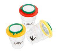 JOINPAYA 3Pcs Insect Magnifier Viewer Box Educational Bug Observation Container with High Transparency Design for Nature Exploration and Science Learning Activities