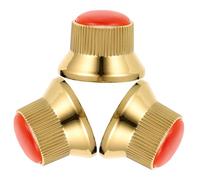 JOINPAYA 3pcs Metal Electric Guitar Knobs Accents Volume and Tone Control for Bass Electric Guitars Easy Installation Design