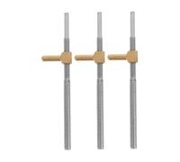 JOINPAYA 3pcs Metal Violin Bow Screw Rods Replacement Fittings Parts for Violin Bow Frog Practicing Stringed Instrument Accessories