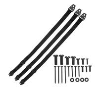 JOINPAYA 3pcs Multi-Function Earthquake Strap Adjustable Tv Belt Wear-Resistant Anti-Fall Furniture Safety Strap Black for Home Use with Hand-Sewn Thread